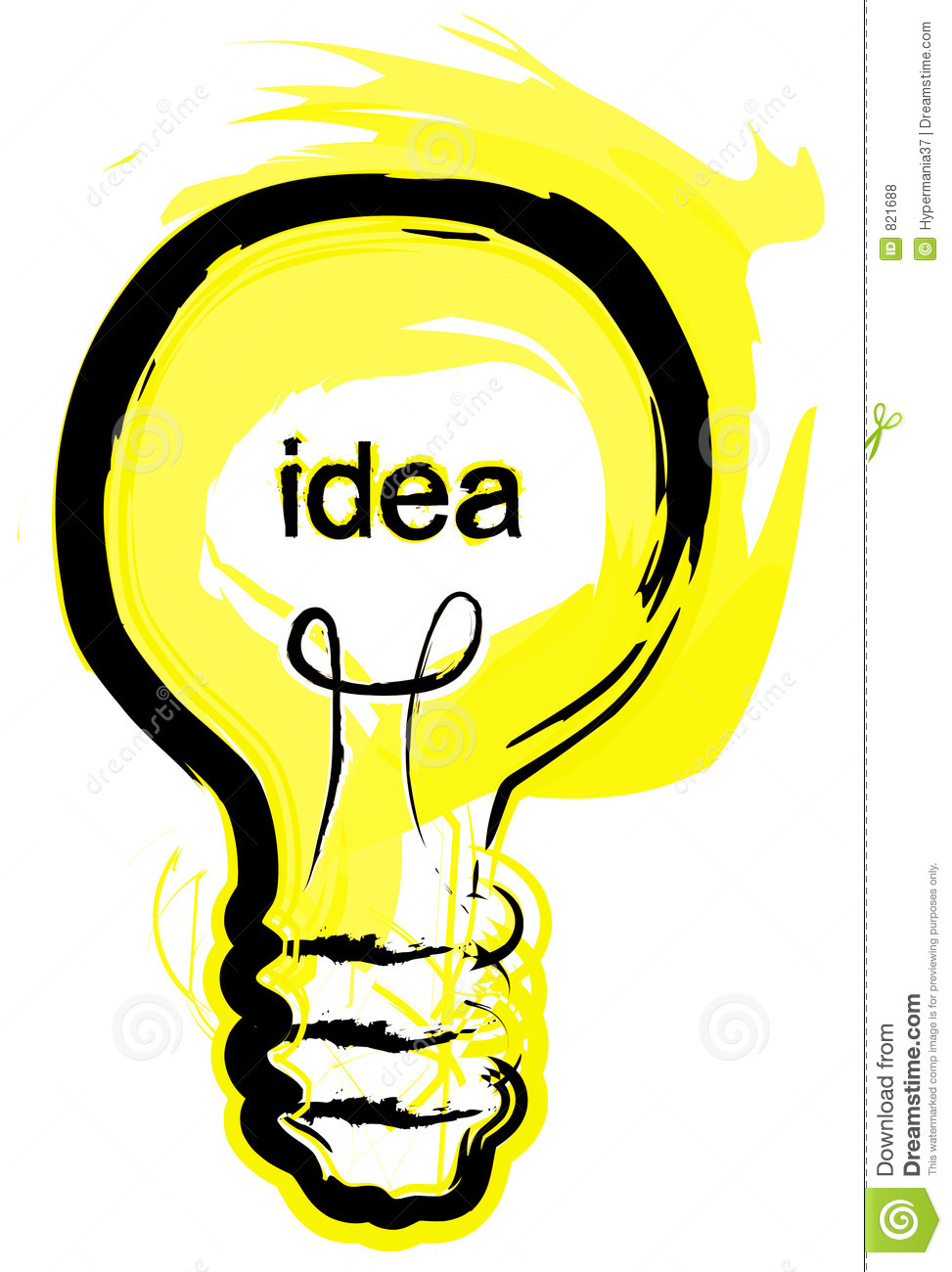 Light bulb idea.