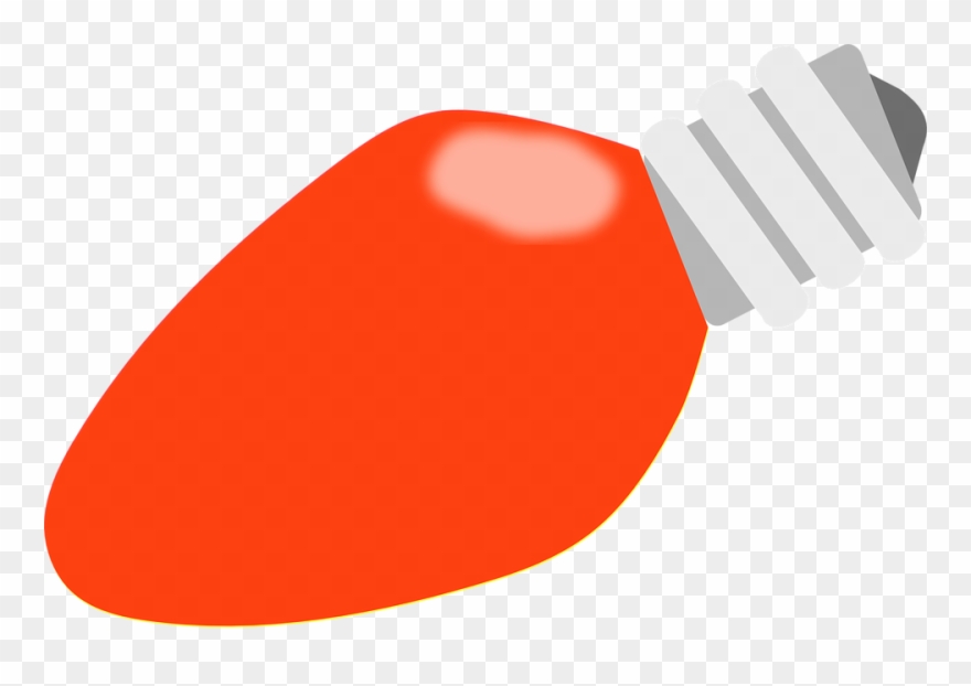 Bulb clipart orange.