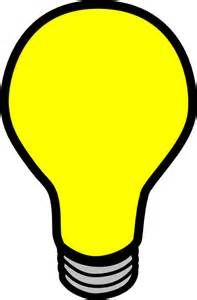Light bulb cartoon.