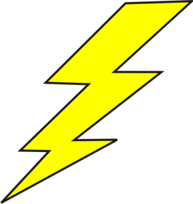 Lightning Bolt Clip Art at Clker