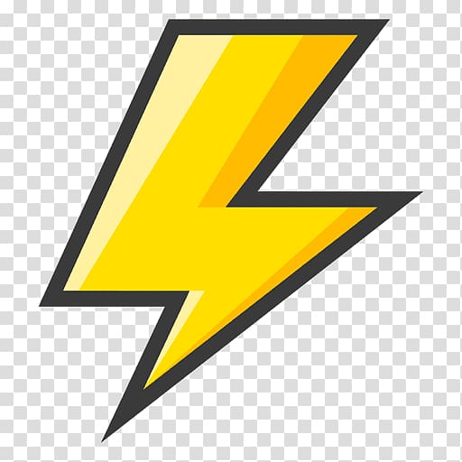 Yellow lightning artwork, Lightning Bolt Symbol , lighting