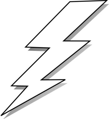 Lightning bolt electric bolt clip art
