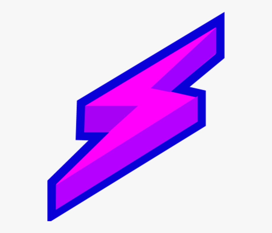 Thunder Lightning Bolt Vector Clip Art