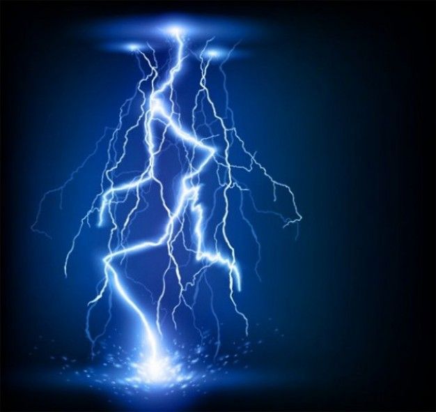 lightning bolt clipart realistic