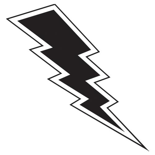 Free Lightning Bolt Silhouette, Download Free Clip Art, Free