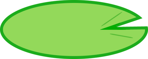 Lilly pad clipart.