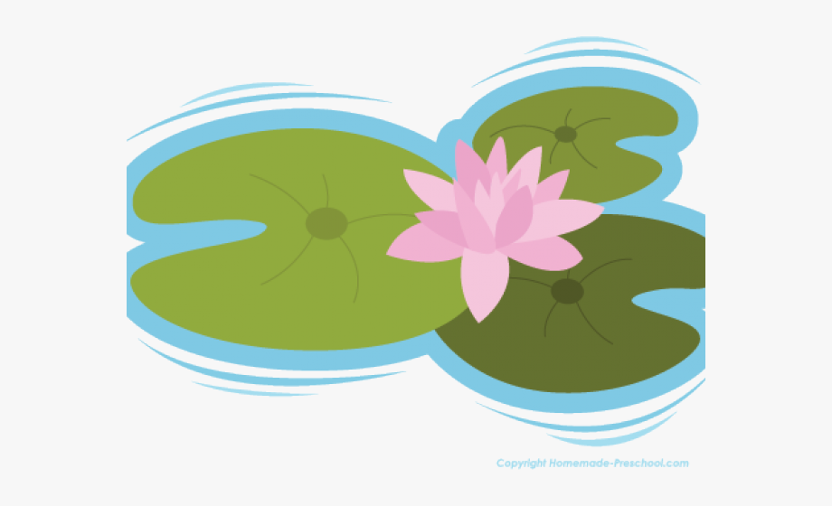 Lily Pad Clipart Pond Plant