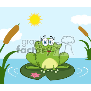 lily pad clipart vector