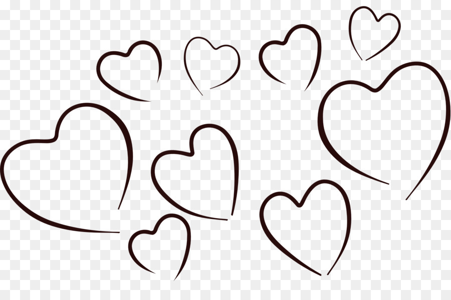 line clipart black and white heart