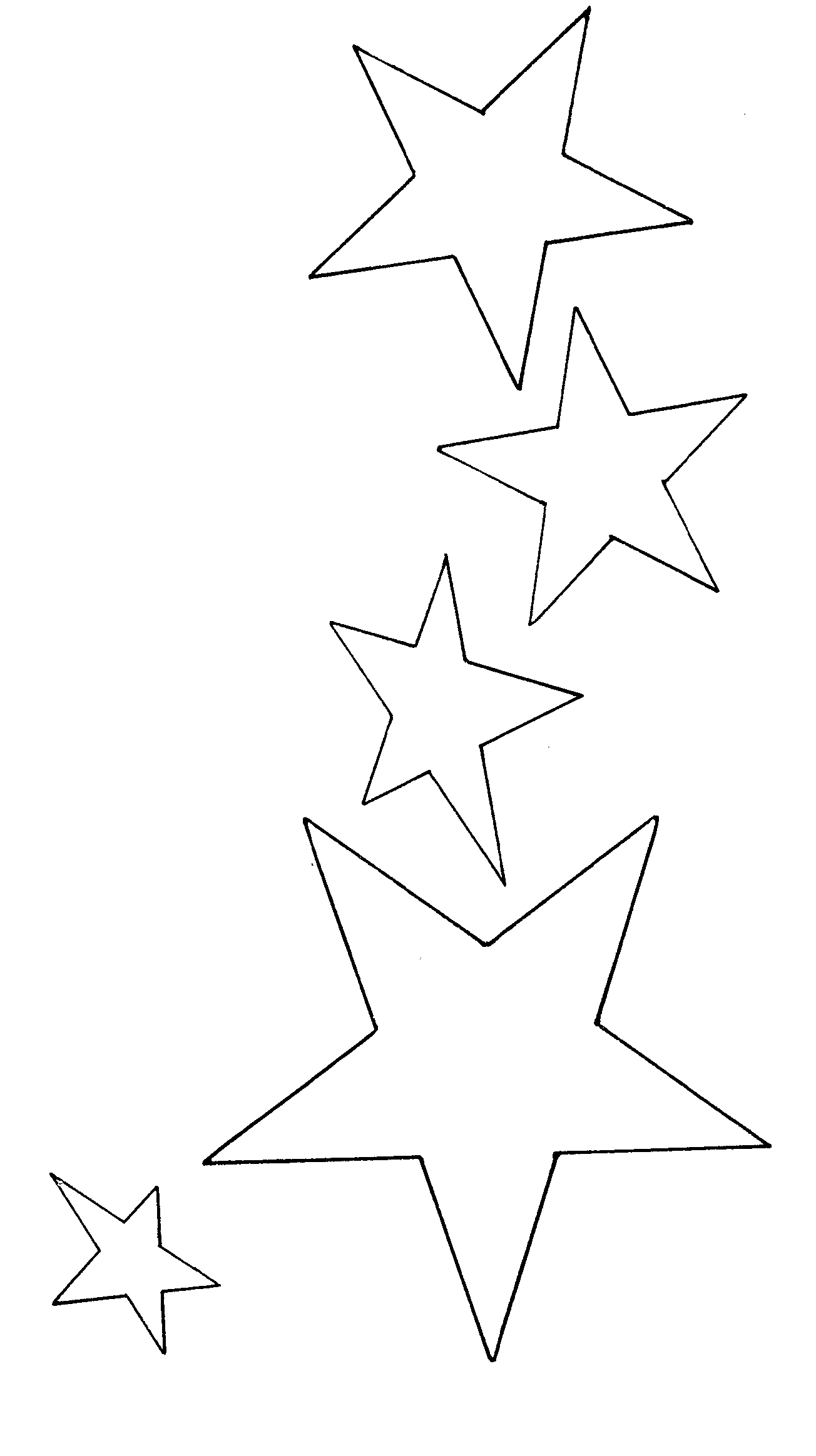 Star black and white shooting star clipart black and white