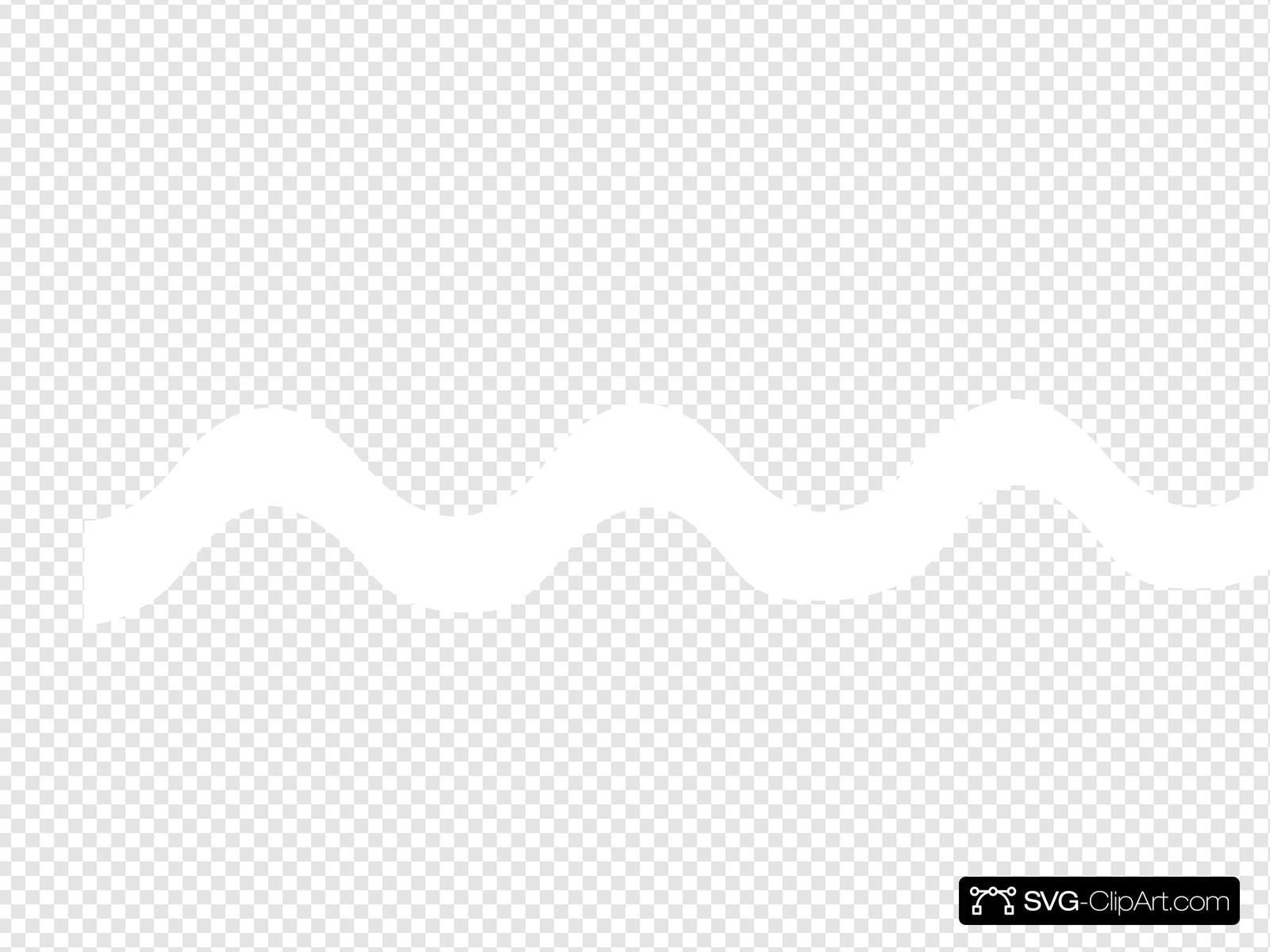 Wavy Line White Thick Clip art, Icon and SVG