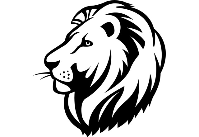 Lion black and white lion clipart lionclipart animals clip