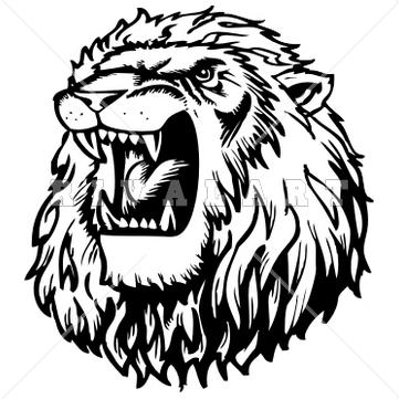 Fierce Lion Clipart