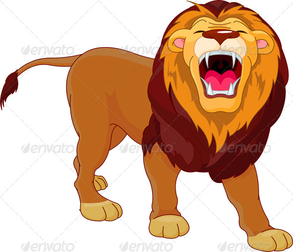 Fierce Lion Clipart