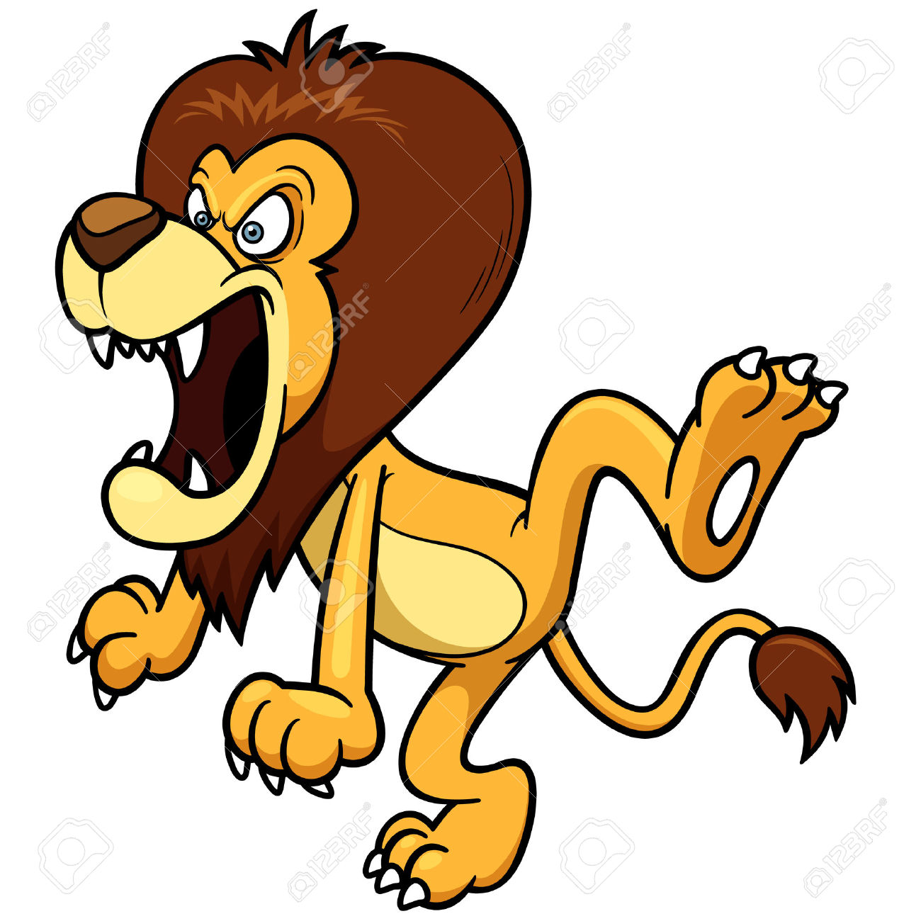 Roar clipart angry.