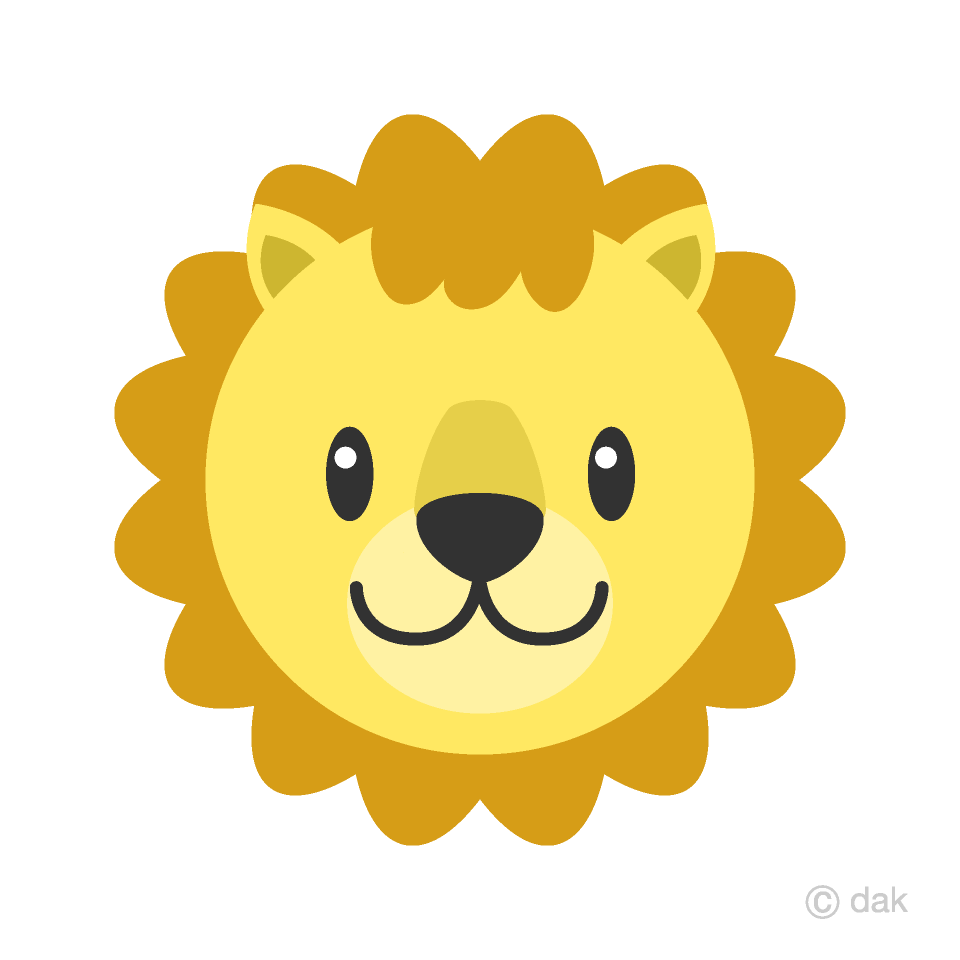 Cute lion face.
