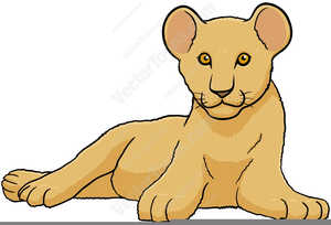 Free Clipart Lion Cub
