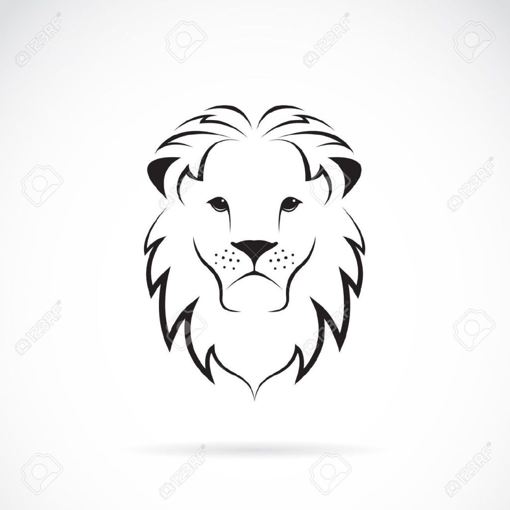 Easy Lion Head Clipart Great Free Clipart Silhouette