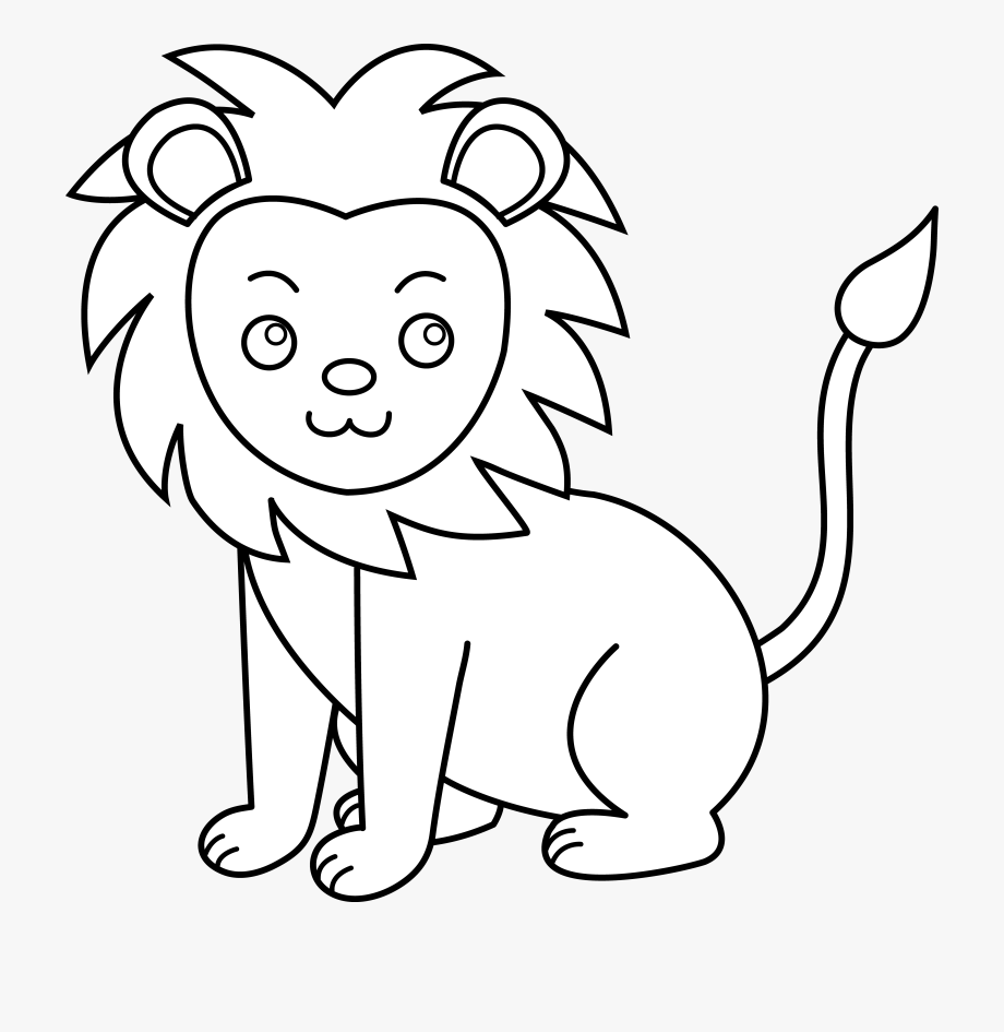 lion cliparts easy