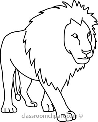 Lion black and white lion clip art black and white free