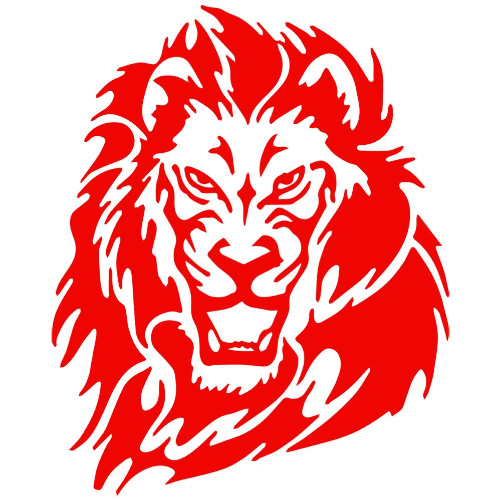 Red lion clipart.