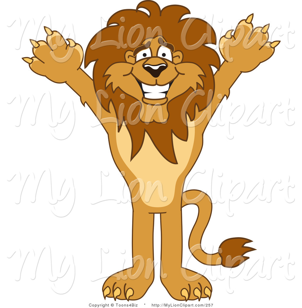 Clipart proud lion.