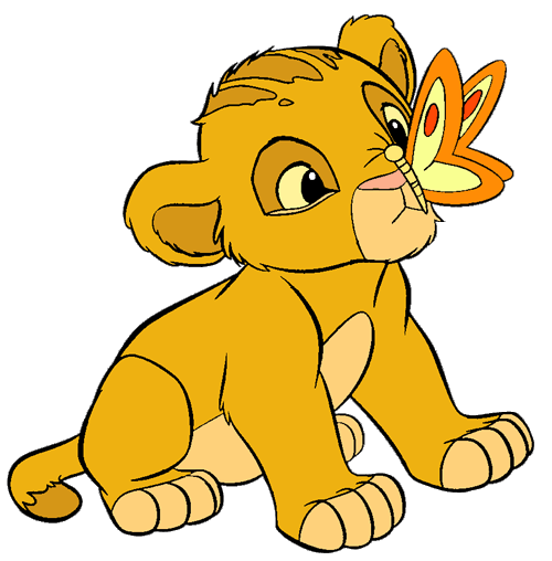 lion king clipart baby