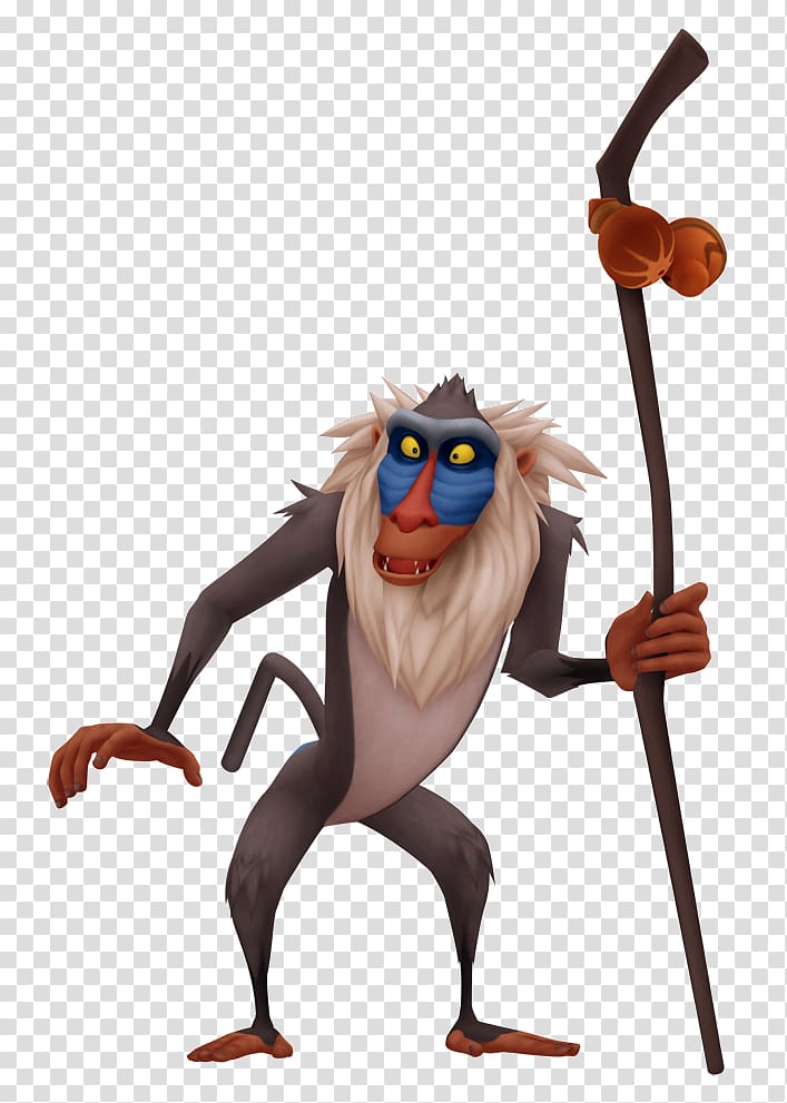 Lion King monkey illustration, Kingdom Hearts II Kingdom