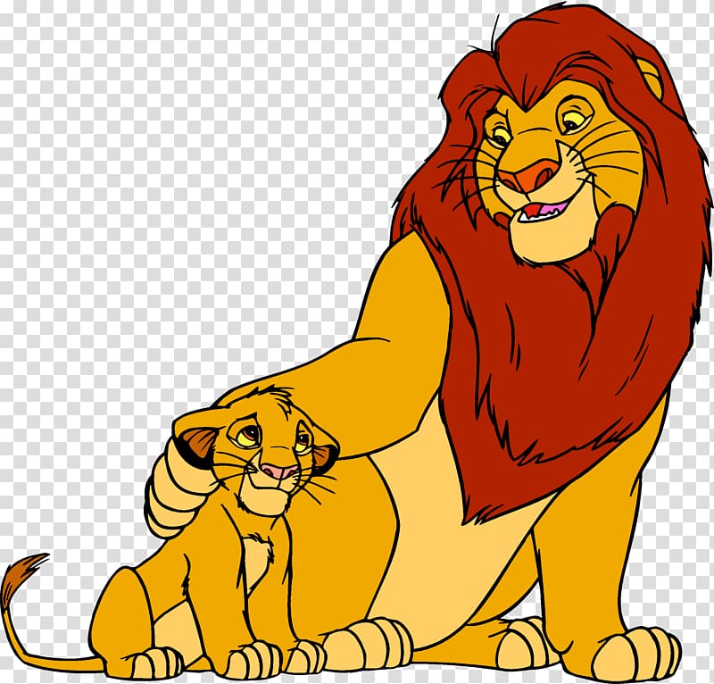 Lion King and Simba illustration, Simba Pumbaa Nala Lion