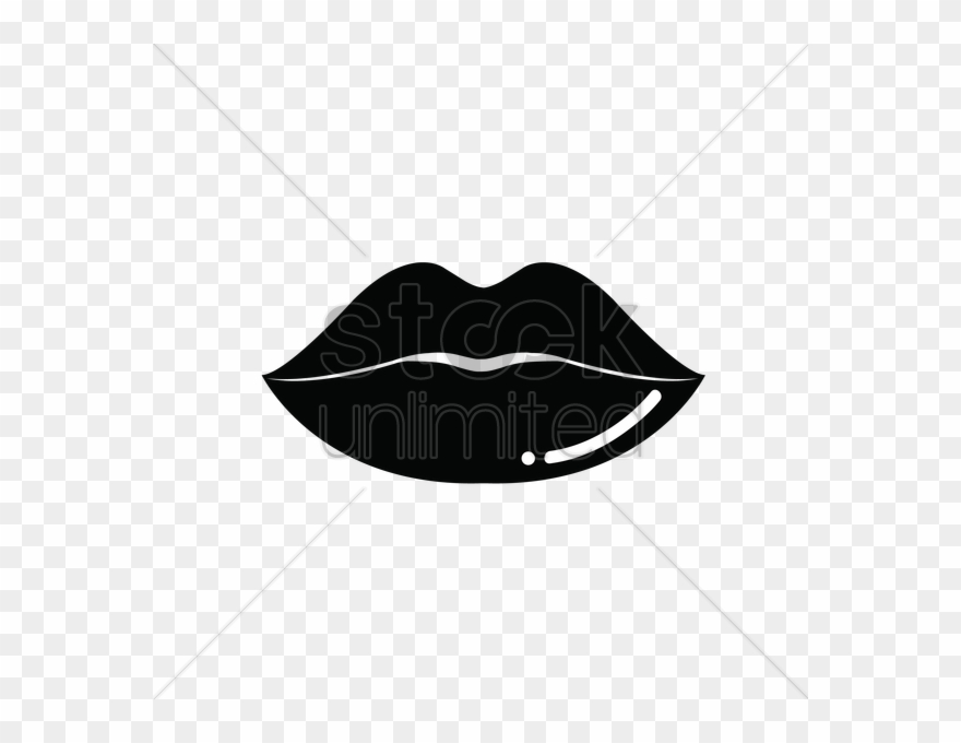 Black And White Lips Vector Png Clipart Clip Art