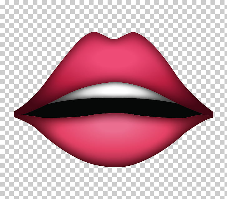 Emoji Lip Kiss Sticker Mouth, lips PNG clipart