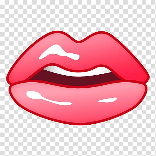 Lip mouth emoji.