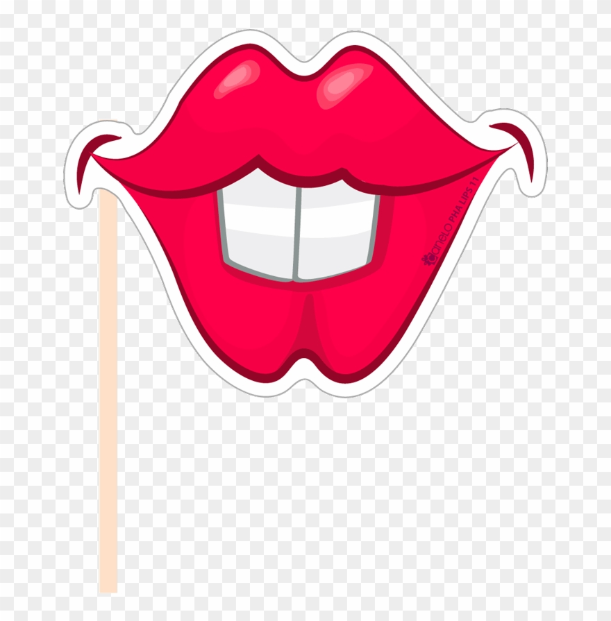 Image Library Download Party Photobooth Figure Lips