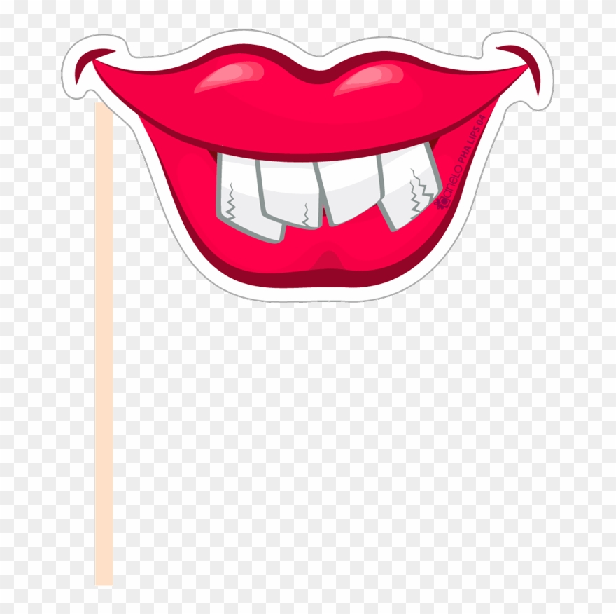 Lips Clipart Photo Booth Prop