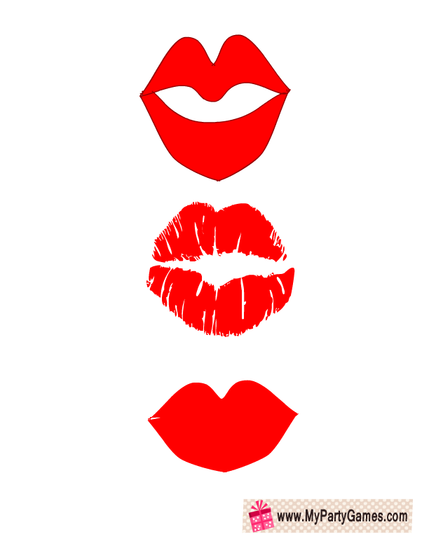 lips clipart photo booth