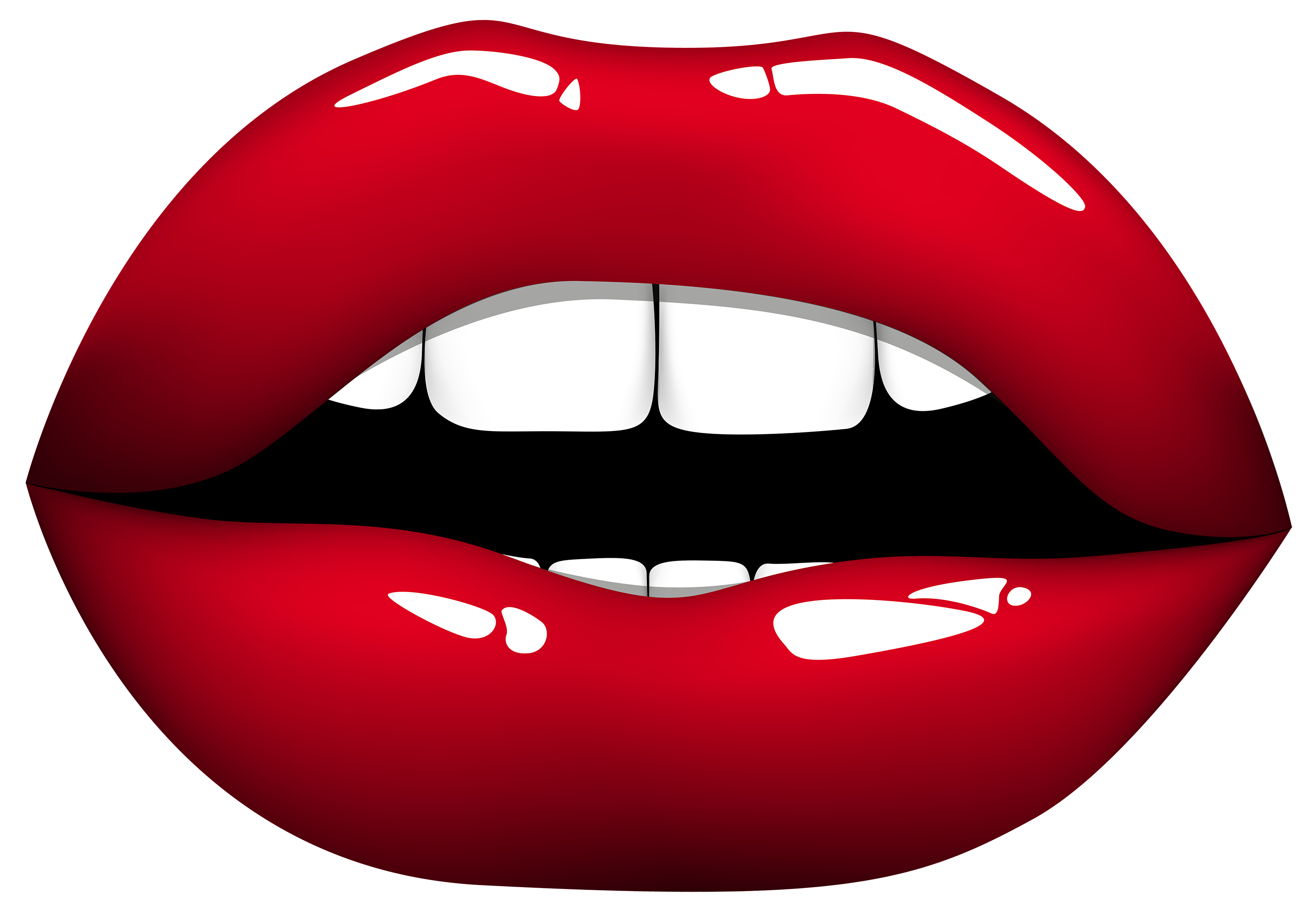 Red lips png. 