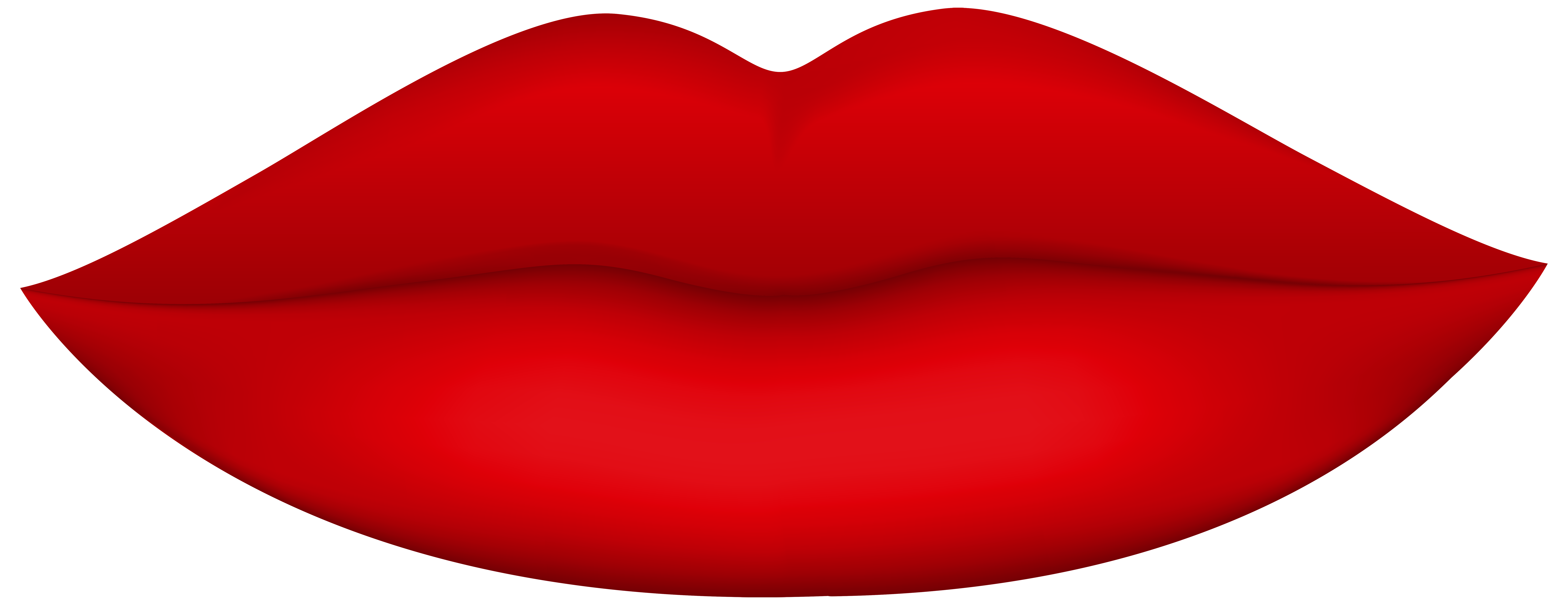Red lips png.