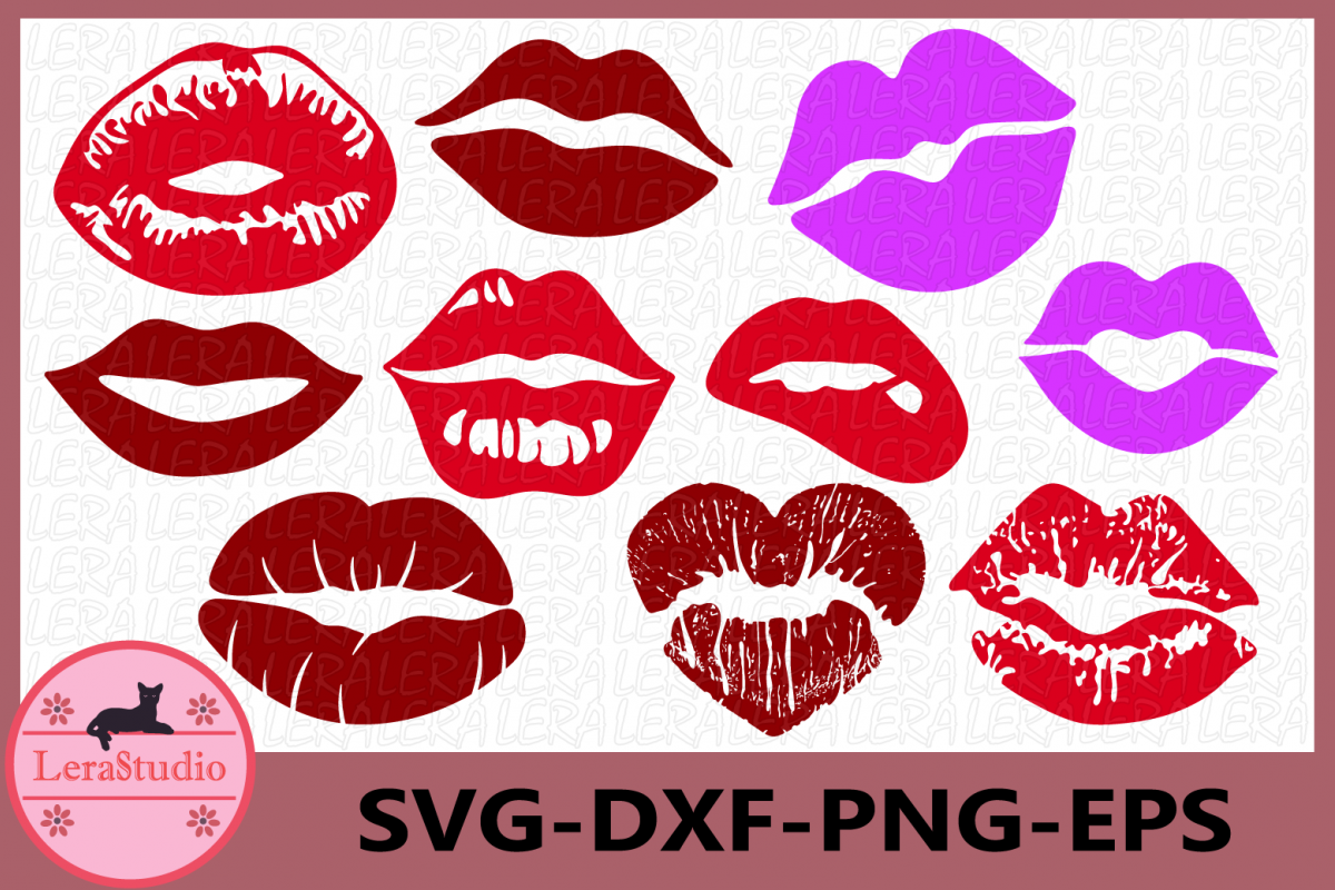 Lips svg, Lips clipart, Lips, kiss clip art digital download