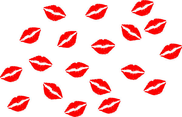 lipstick kiss clipart animated
