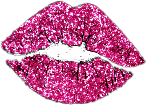 Kiss clipart sparkly.