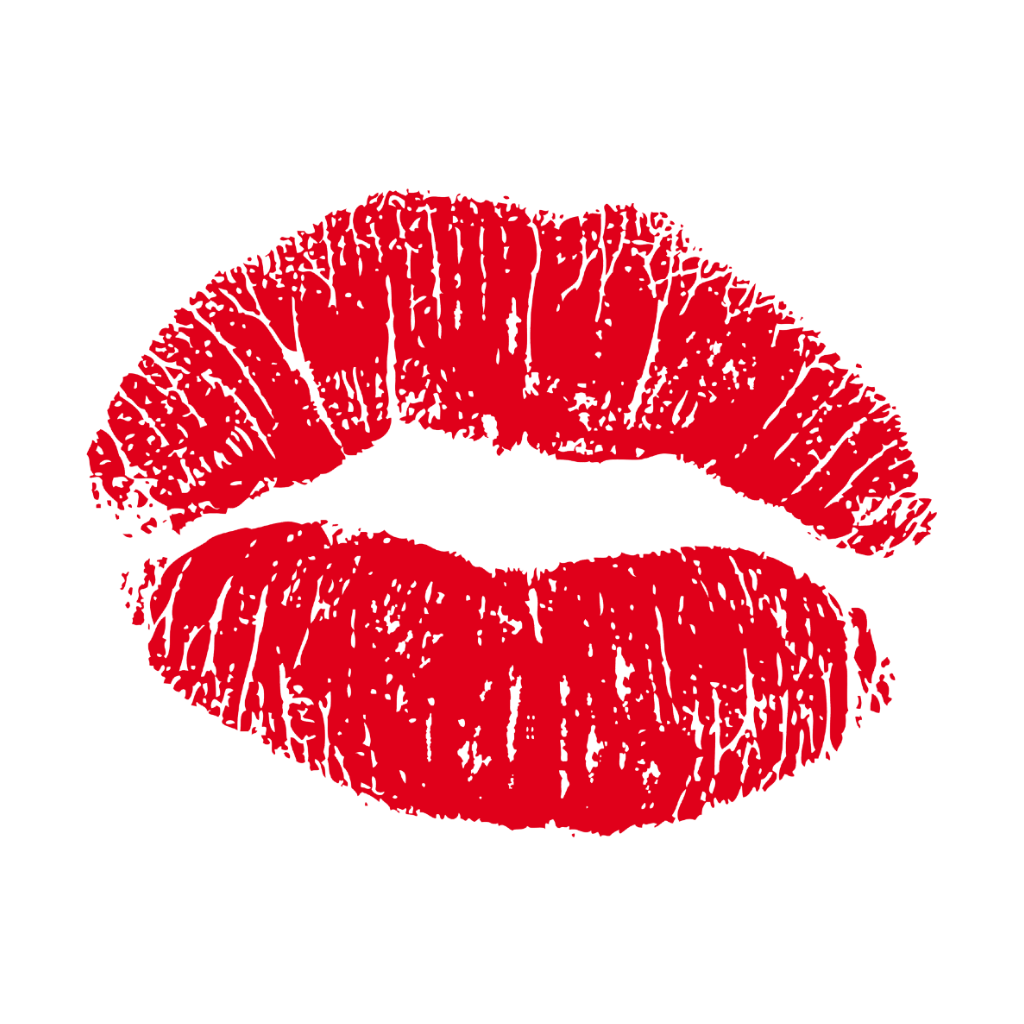 Kiss clipart heart shaped lip, Kiss heart shaped lip