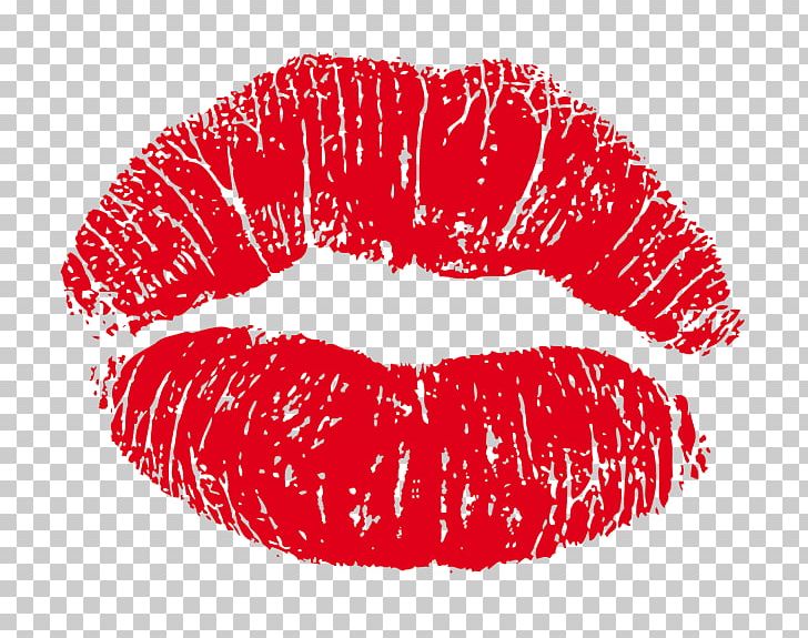Lipstick kiss lip.