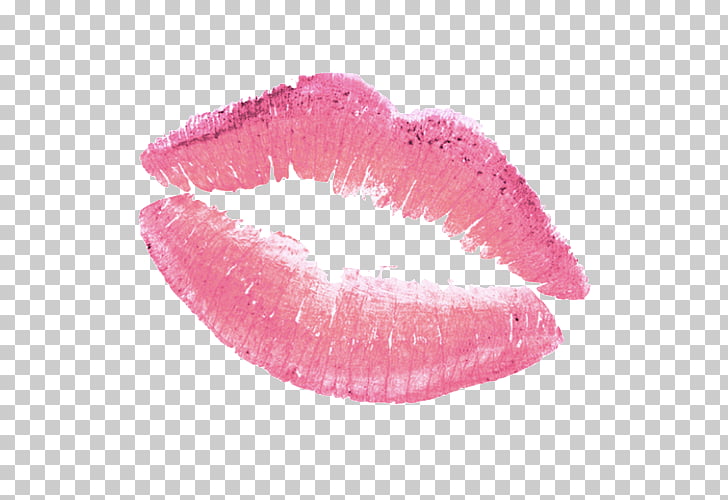 Lip balm Red Lipstick Kiss, Girls Lips, pink kiss mark PNG