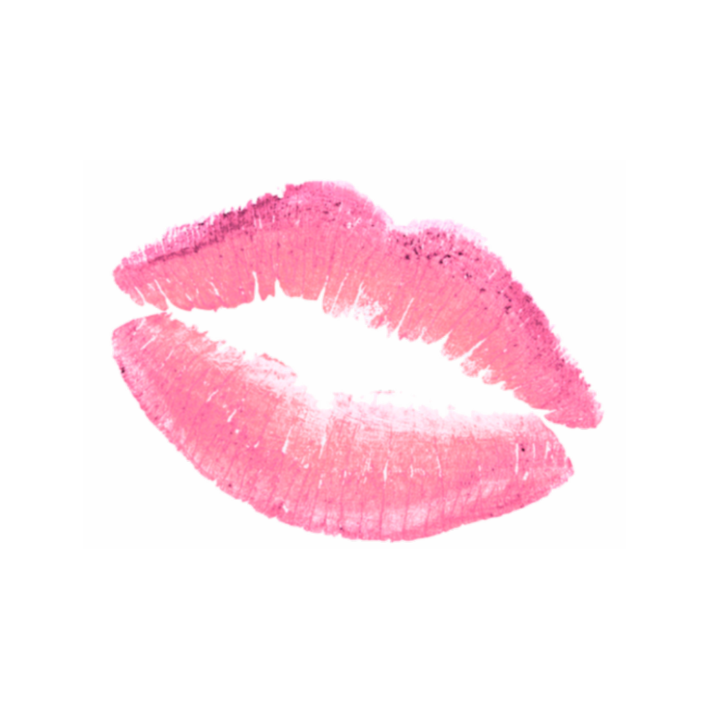 lipstick kiss clipart magenta lip mark