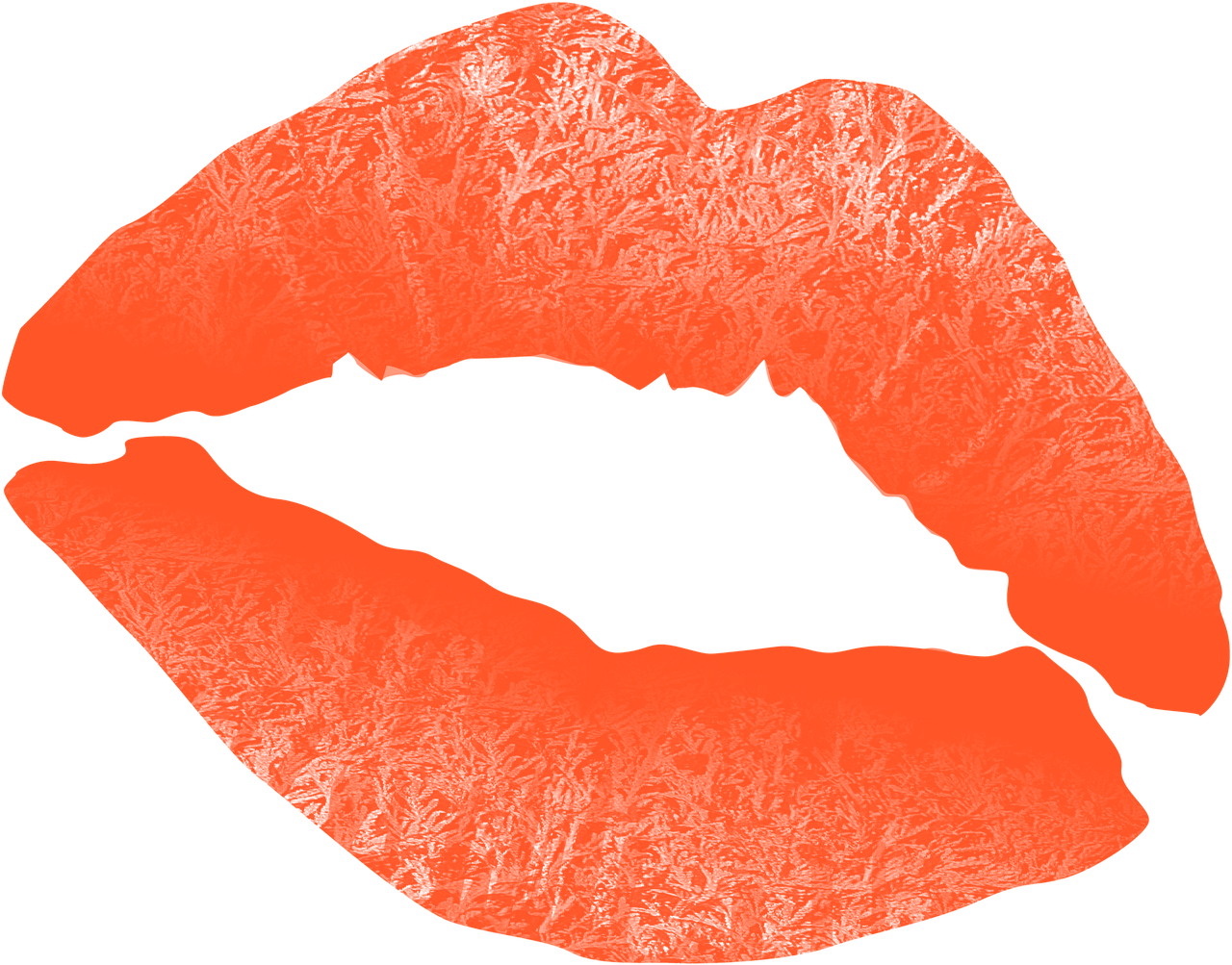 Lips clipart orange, Lips orange Transparent FREE for