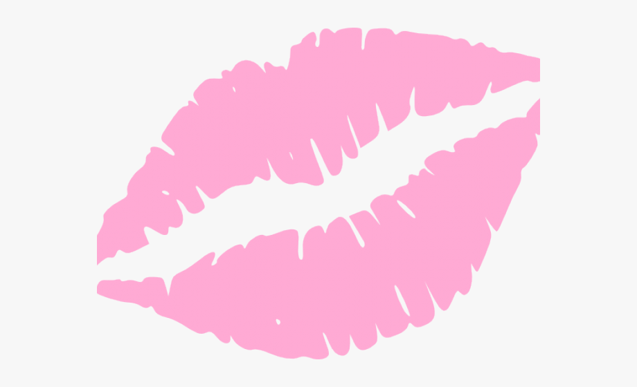 Kisses clipart pink.
