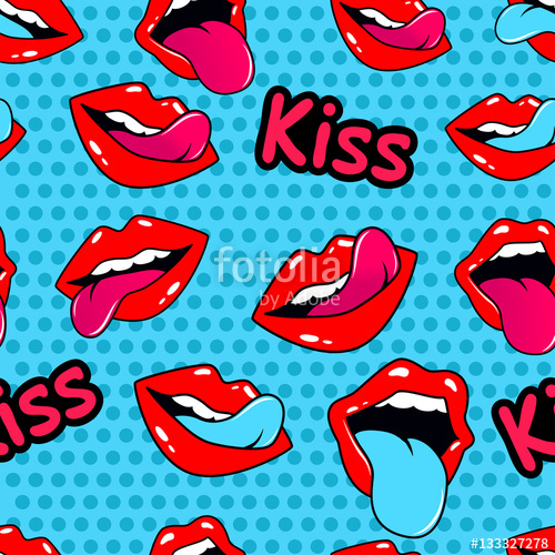 Free Kissing Clipart pop art, Download Free Clip Art on