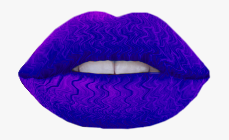Purple lips love.