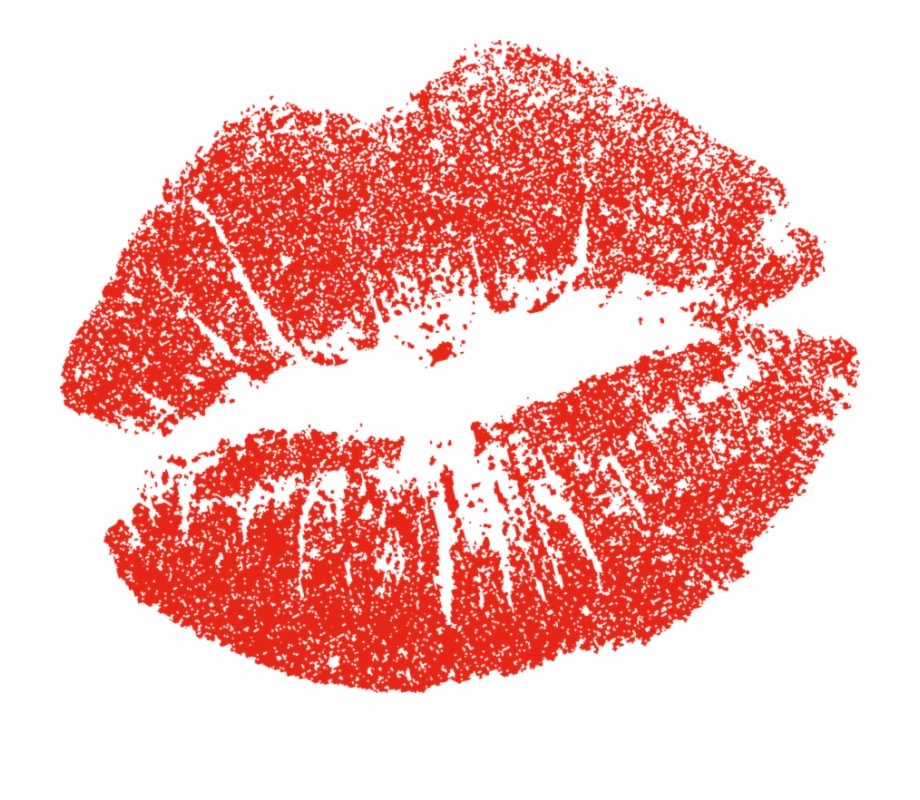 Kiss lipstick woman.