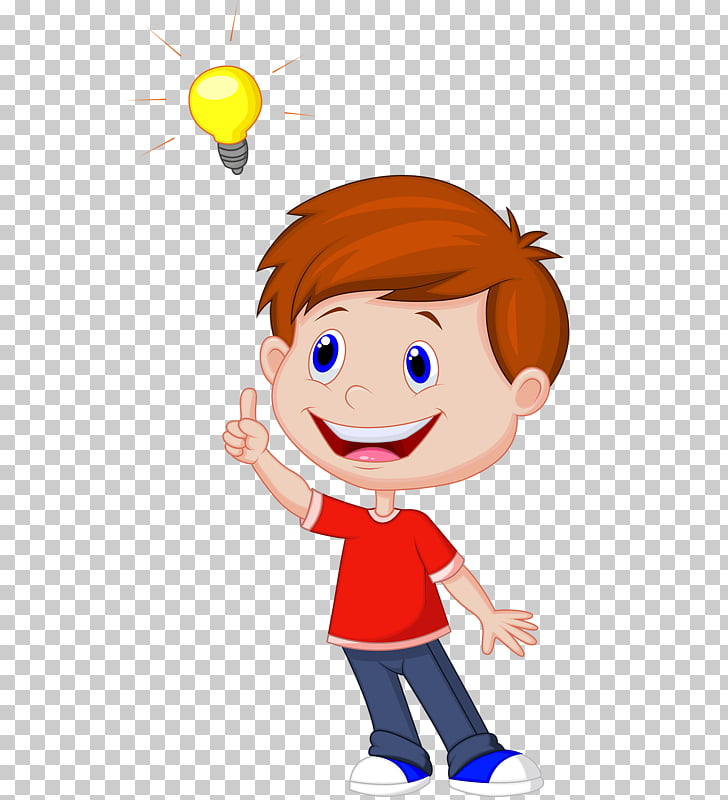 Cartoon Stock photography , The little boy wanted to